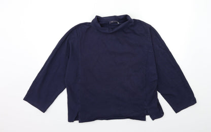 Womens UK Size 12 Marks and Spencer Blue Pullover Jumper