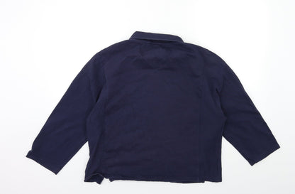 Womens UK Size 12 Marks and Spencer Blue Pullover Jumper