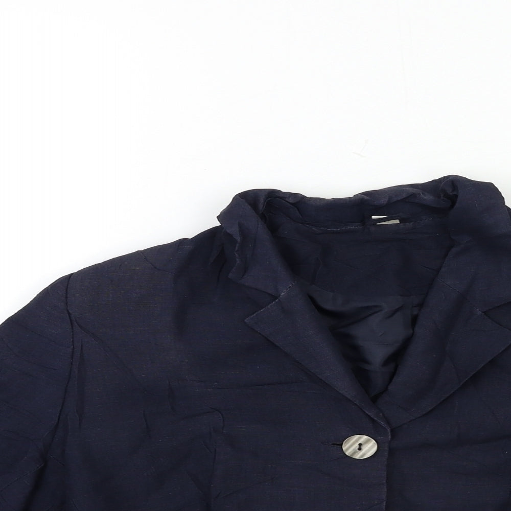 JFW Collection Womens Blue   Jacket Blazer Size 10