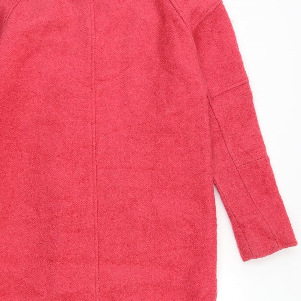 LONDON EVE Womens Pink   Overcoat Coat Size 10