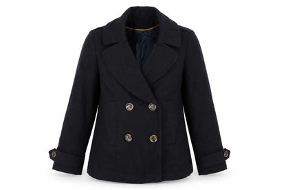 Wallis Womens Blue   Overcoat Coat Size 14