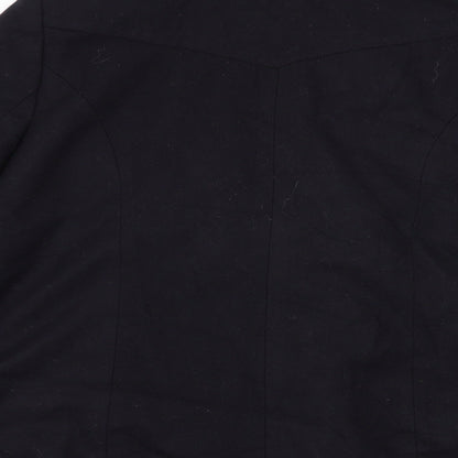 Wallis Womens Blue   Overcoat Coat Size 14