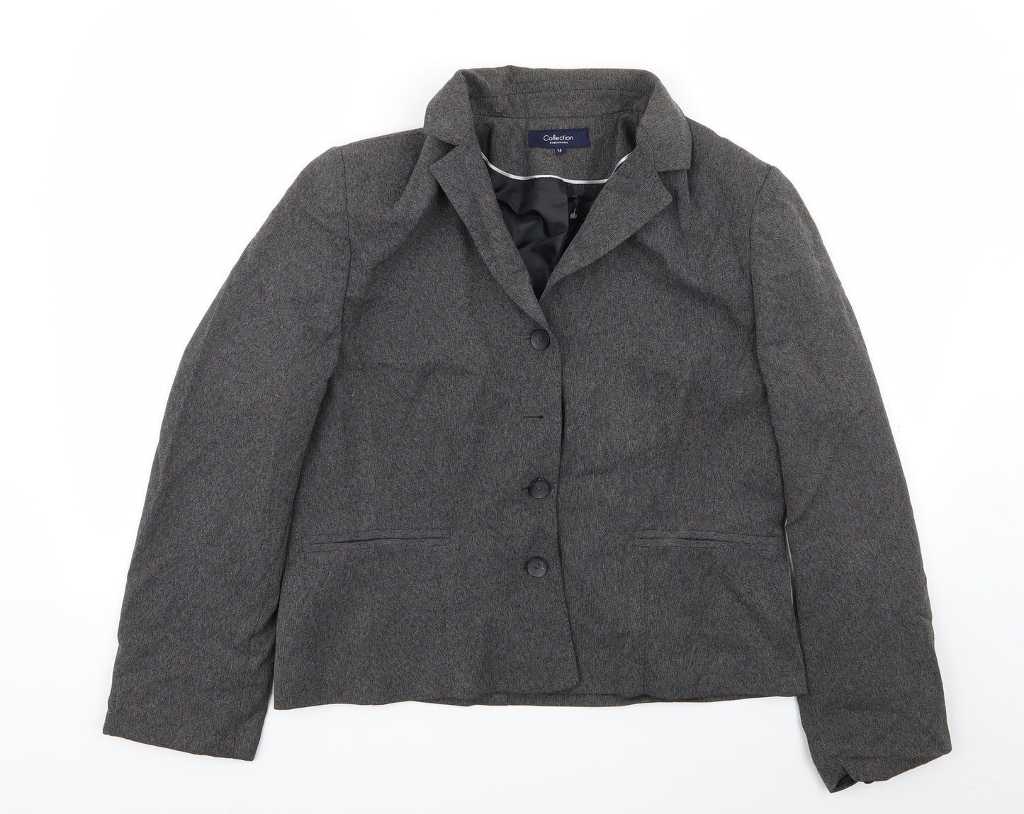 Debenhams Womens Grey   Jacket Blazer Size 16