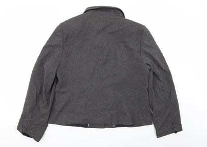 Debenhams Womens Grey   Jacket Blazer Size 16