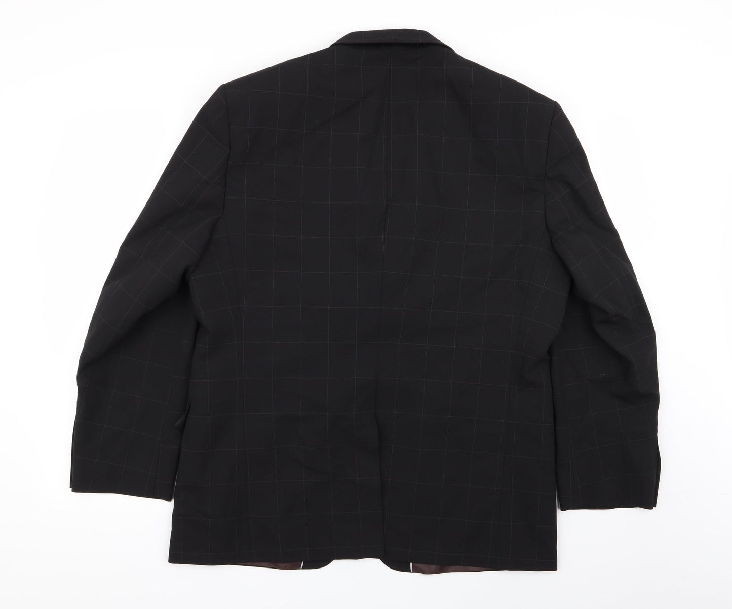 Mens UK Size 42 M&S Regular Black Suit Jacket