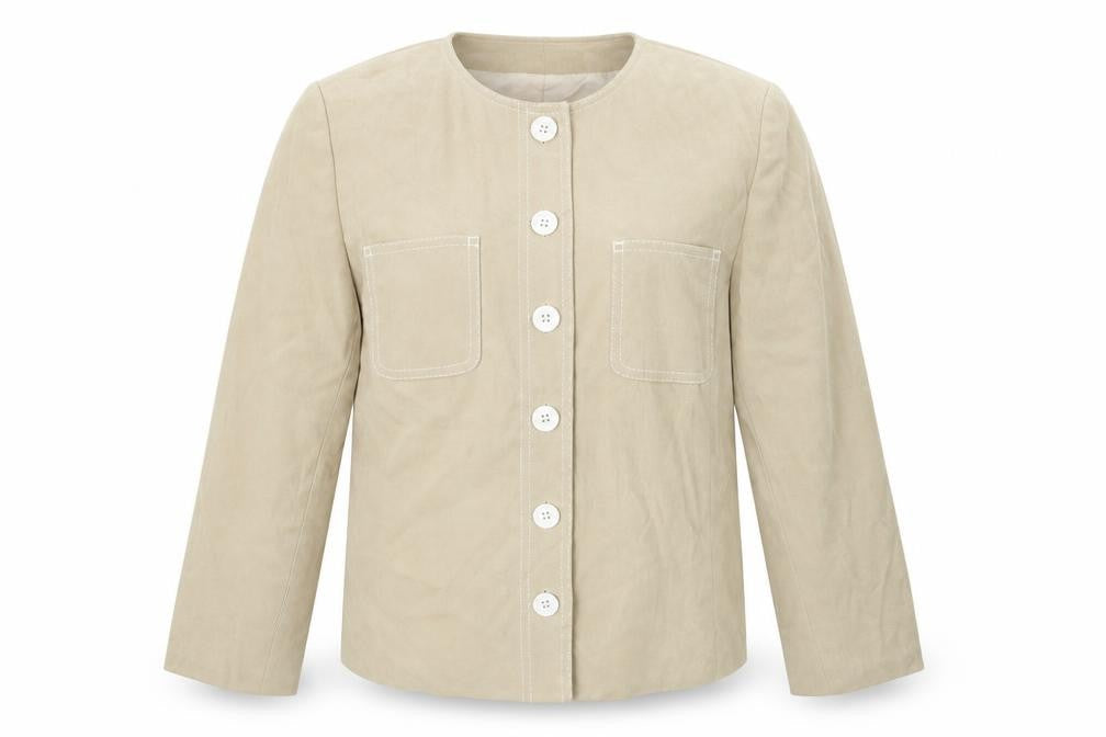 Womens UK Size 14 M&S Regular Beige Blazer