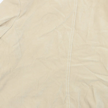 M&S Womens Beige   Jacket Blazer Size 14