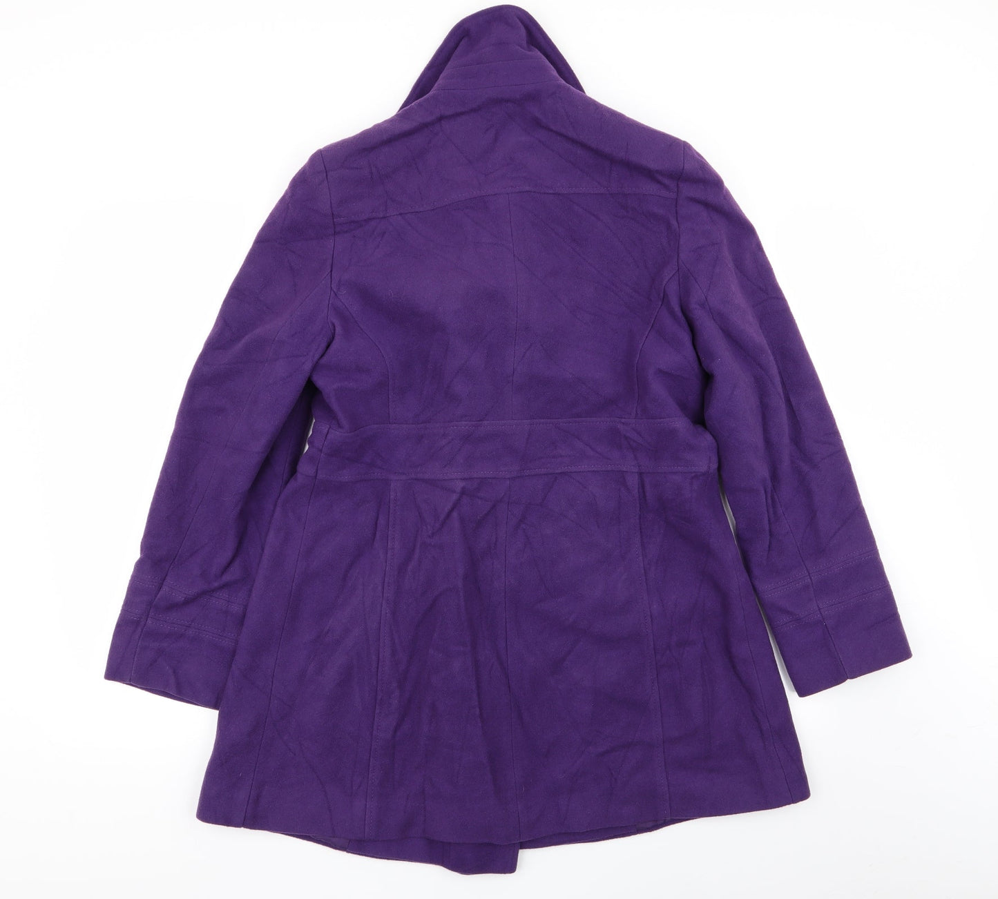 Womens UK Size 10 BHS Purple Overcoat