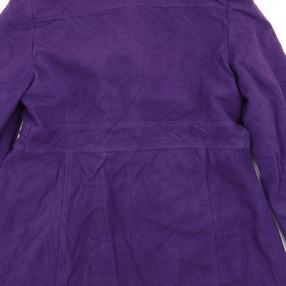 Womens UK Size 10 BHS Purple Overcoat