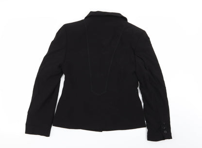 M&S Womens Black   Jacket Blazer Size 8