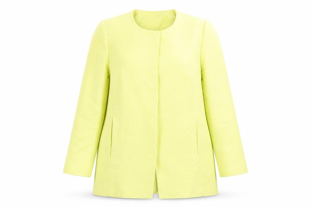 Womens UK Size 10 Primark Regular Yellow Blazer