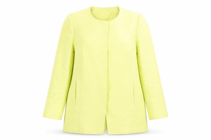 Womens UK Size 10 Primark Regular Yellow Blazer