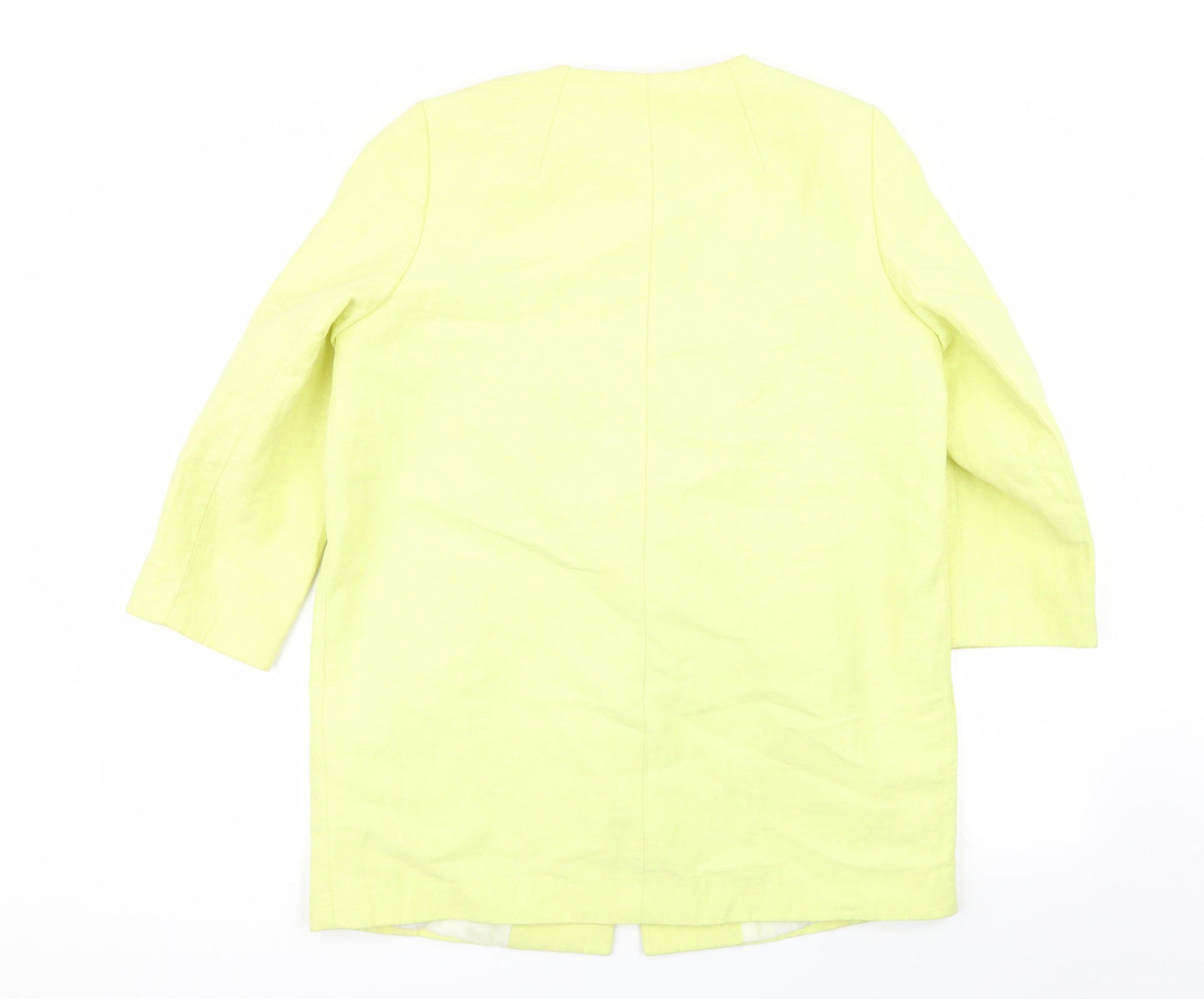 Primark Womens Yellow   Jacket Blazer Size 10