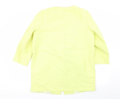 Primark Womens Yellow   Jacket Blazer Size 10