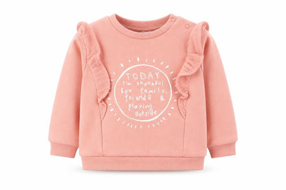 F&F Girls Pink   Pullover Jumper Size 6-9 Months