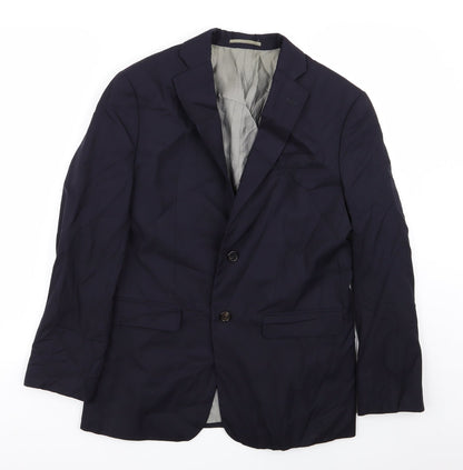 Mens UK Size 36 Preworn Regular Blue Suit Jacket