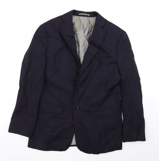 Mens UK Size 36 Preworn Regular Blue Suit Jacket