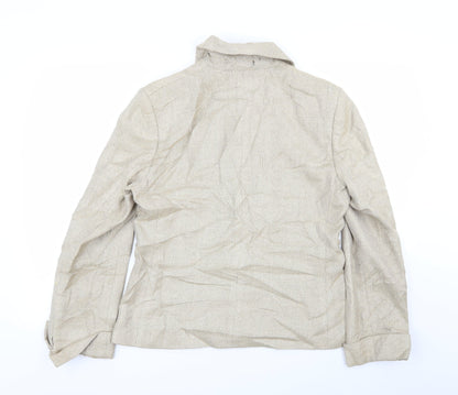 Mark Shale Womens Beige   Jacket Blazer Size 10