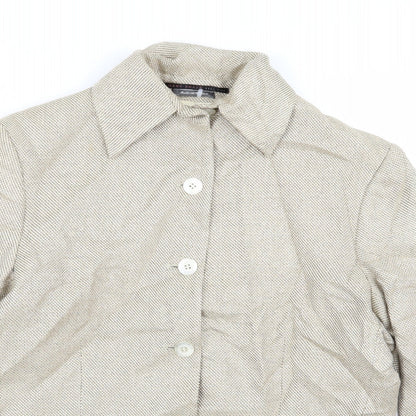 Mark Shale Womens Beige   Jacket Blazer Size 10