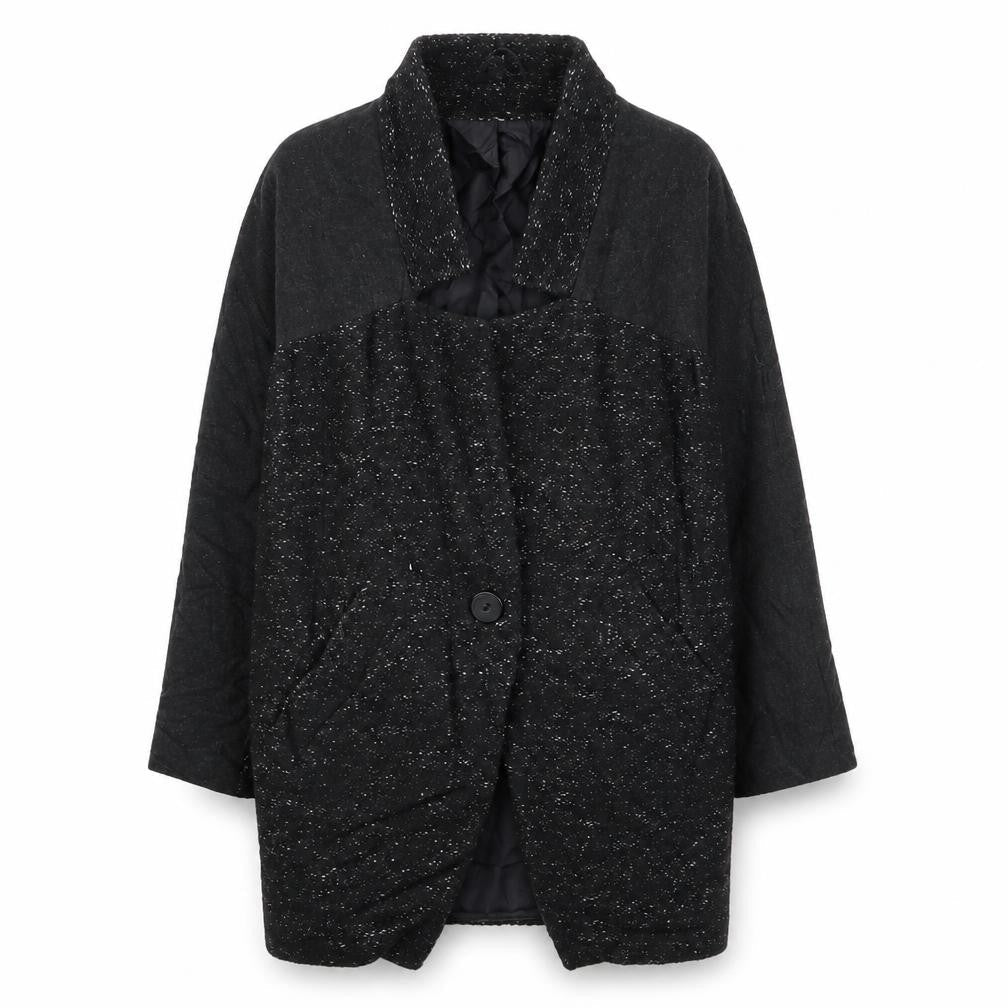 Womens UK Size 8 Topshop Black Overcoat