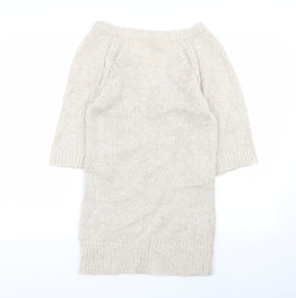 Womens UK Size 10 evie Beige Pullover Jumper