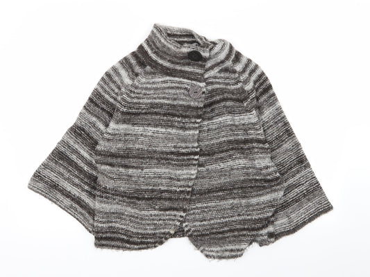 Papaya Womens Multicoloured Striped  Cardigan Jumper Size 8