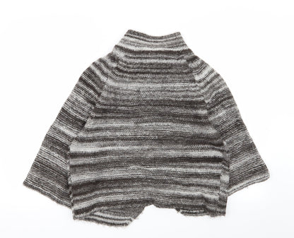 Papaya Womens Multicoloured Striped  Cardigan Jumper Size 8