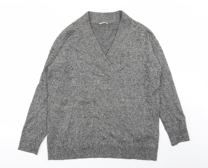 Womens UK Size S Preworn Grey Pullover Jumper