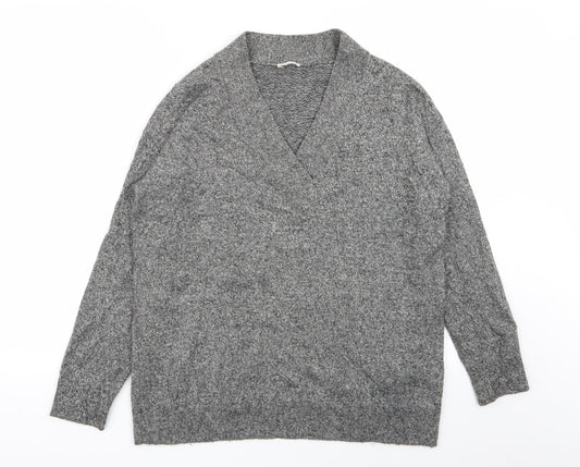 Womens UK Size S Preworn Grey Pullover Jumper