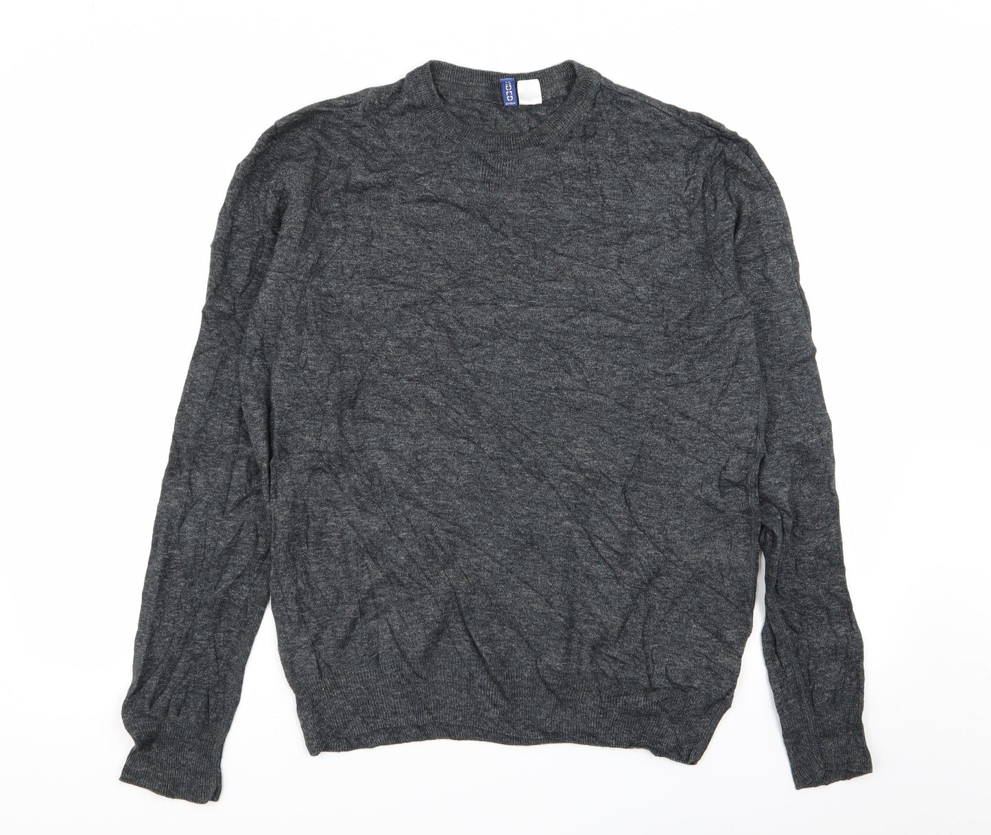 Womens UK Size L Divided by H&M Grey Pullover Jumper