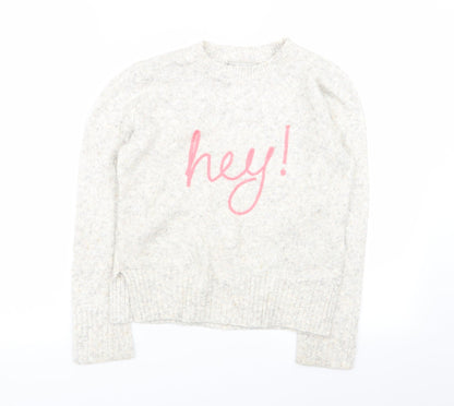 mintier Girls Beige   Pullover Jumper Size 10 Years
