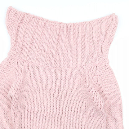 Womens UK Size M Preworn Pink Pullover Jumper