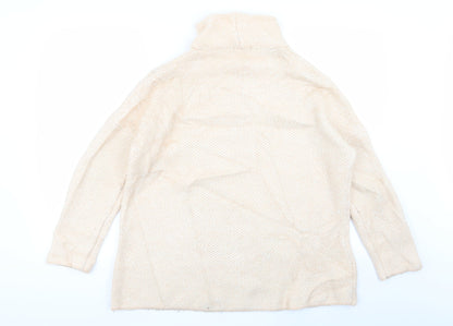 Womens UK Size S Zara Pink Pullover Jumper