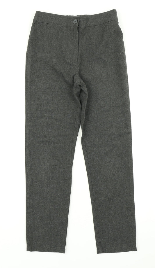 Debenhams Girls Grey   Dress Pants Trousers Size 9 Years