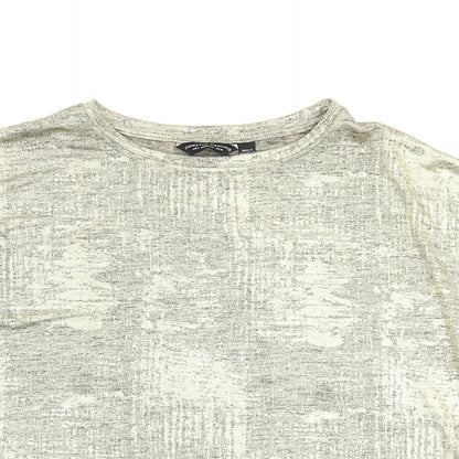 Womens UK Size 10 Dorothy Perkins Gold Basic T-Shirt