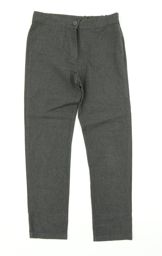 Debenhams Girls Grey   Dress Pants Trousers Size 9 Years