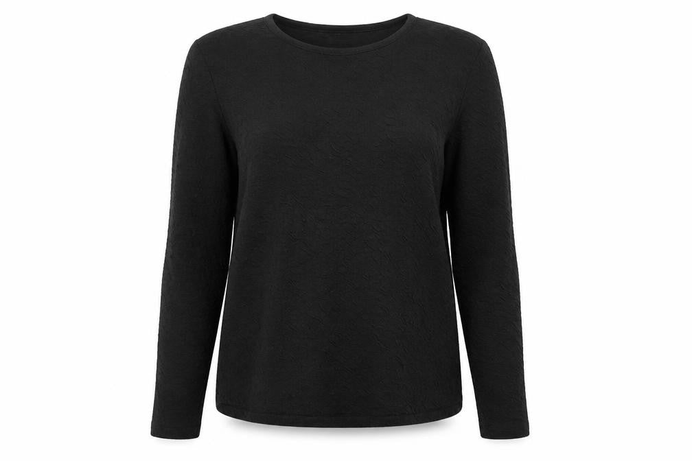 Womens UK Size 10 Dorothy Perkins Black Basic T-Shirt