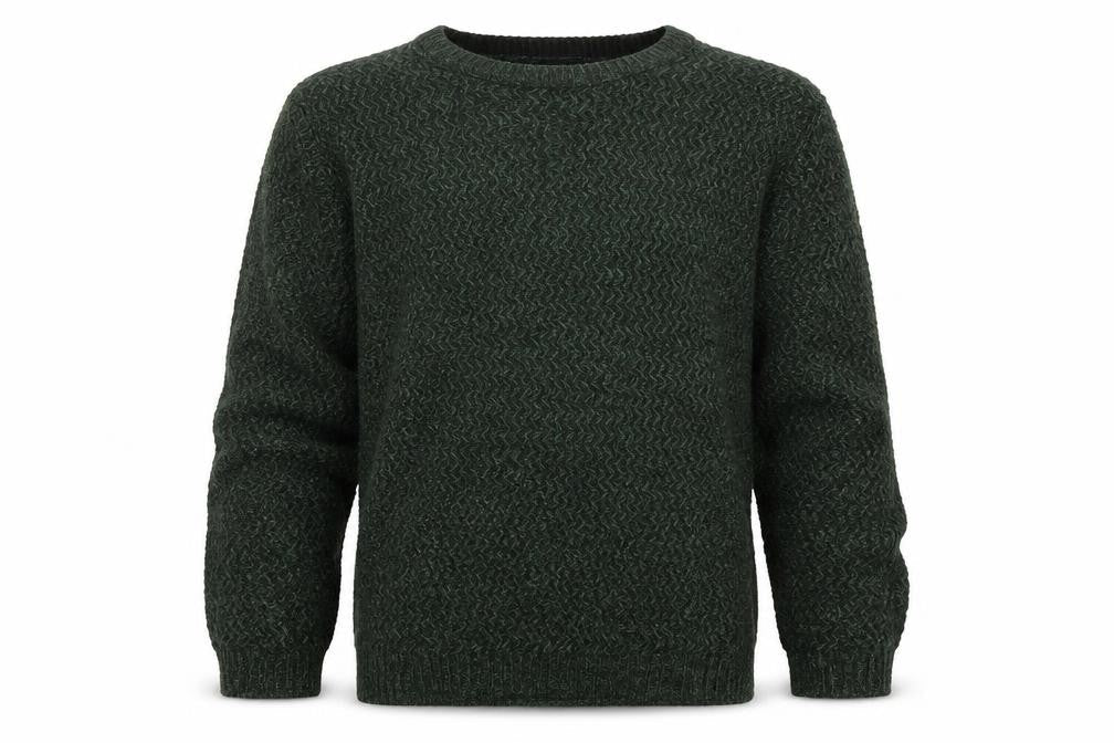 Mens UK Size S River Island Green Pullover Jumper