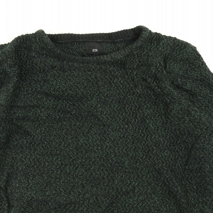 River Island Mens Green  Knit Pullover Jumper Size S