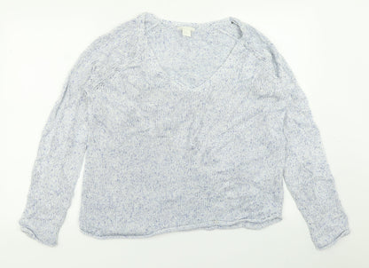 Womens UK Size M H&M Blue Pullover Jumper