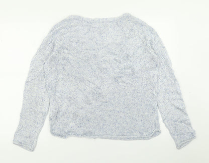 Womens UK Size M H&M Blue Pullover Jumper