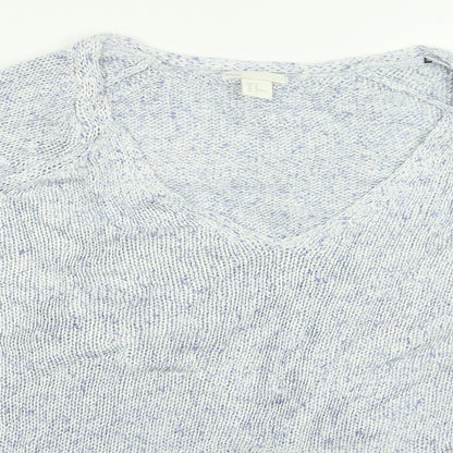 Womens UK Size M H&M Blue Pullover Jumper