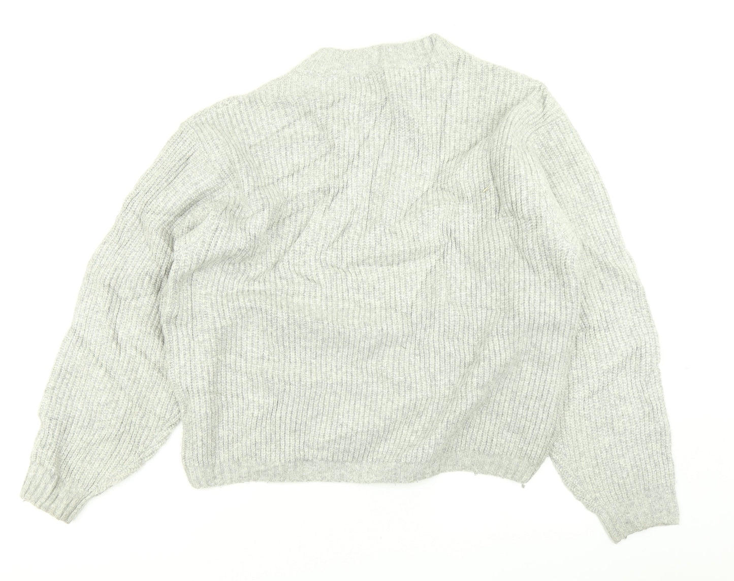Womens UK Size XS H&M Grey Pullover Jumper