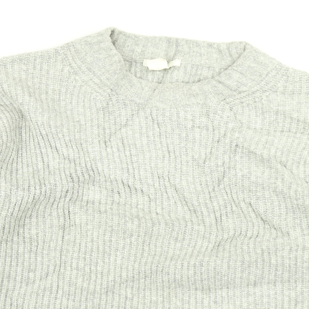 Womens UK Size XS H&M Grey Pullover Jumper