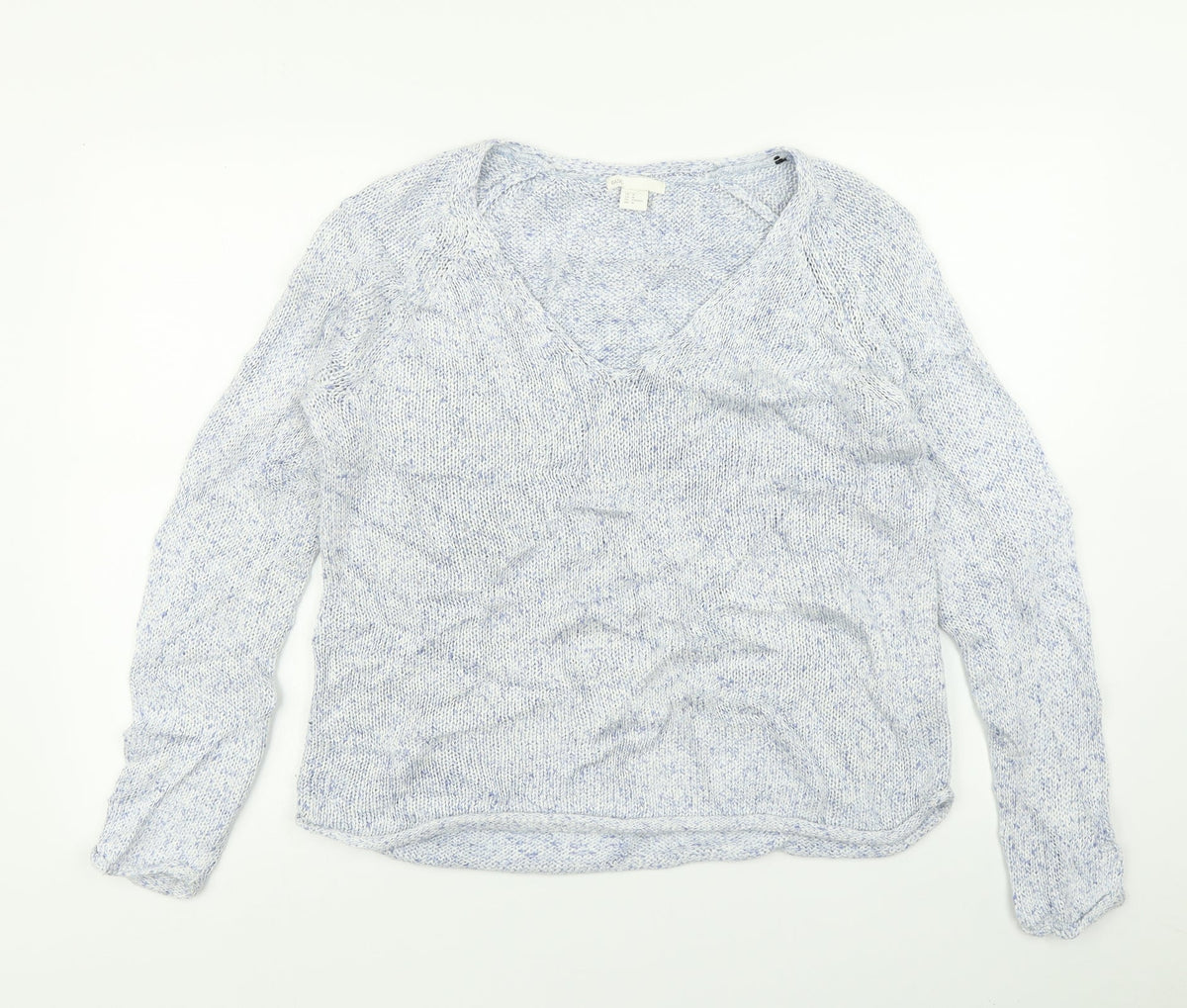 Womens UK Size M H&M Blue Pullover Jumper