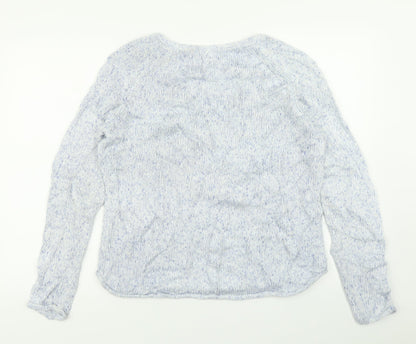 Womens UK Size M H&M Blue Pullover Jumper