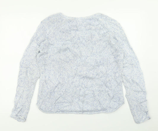Womens UK Size M H&M Blue Pullover Jumper