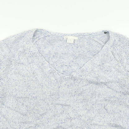 Womens UK Size M H&M Blue Pullover Jumper