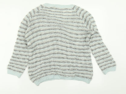 Womens UK Size 8 River Island Blue Pullover Jumper