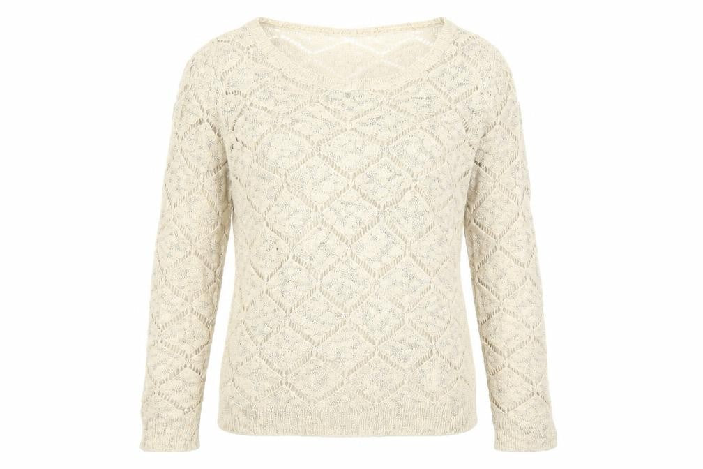 Womens UK Size M Pimkie Beige Pullover Jumper